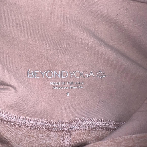 Beyond Yoga Spacedye Caught Midi Legging Mauve peach pink orange pants S Small - Picture 6 of 8